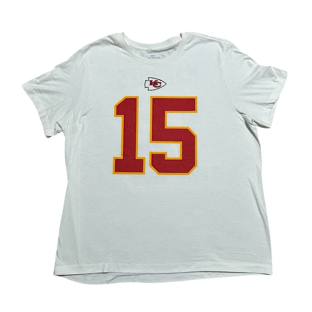 Patrick Mahomes Kansas City Chiefs Nike Player Name & Number T-Shirt White XXL